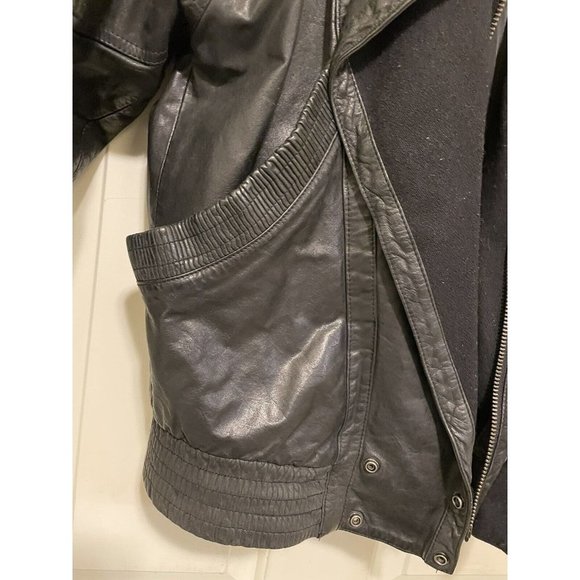 One Way WOMENS Leather Motorcycle Riding Biker Black Full Zip Jacket  Small - Picture 7 of 12